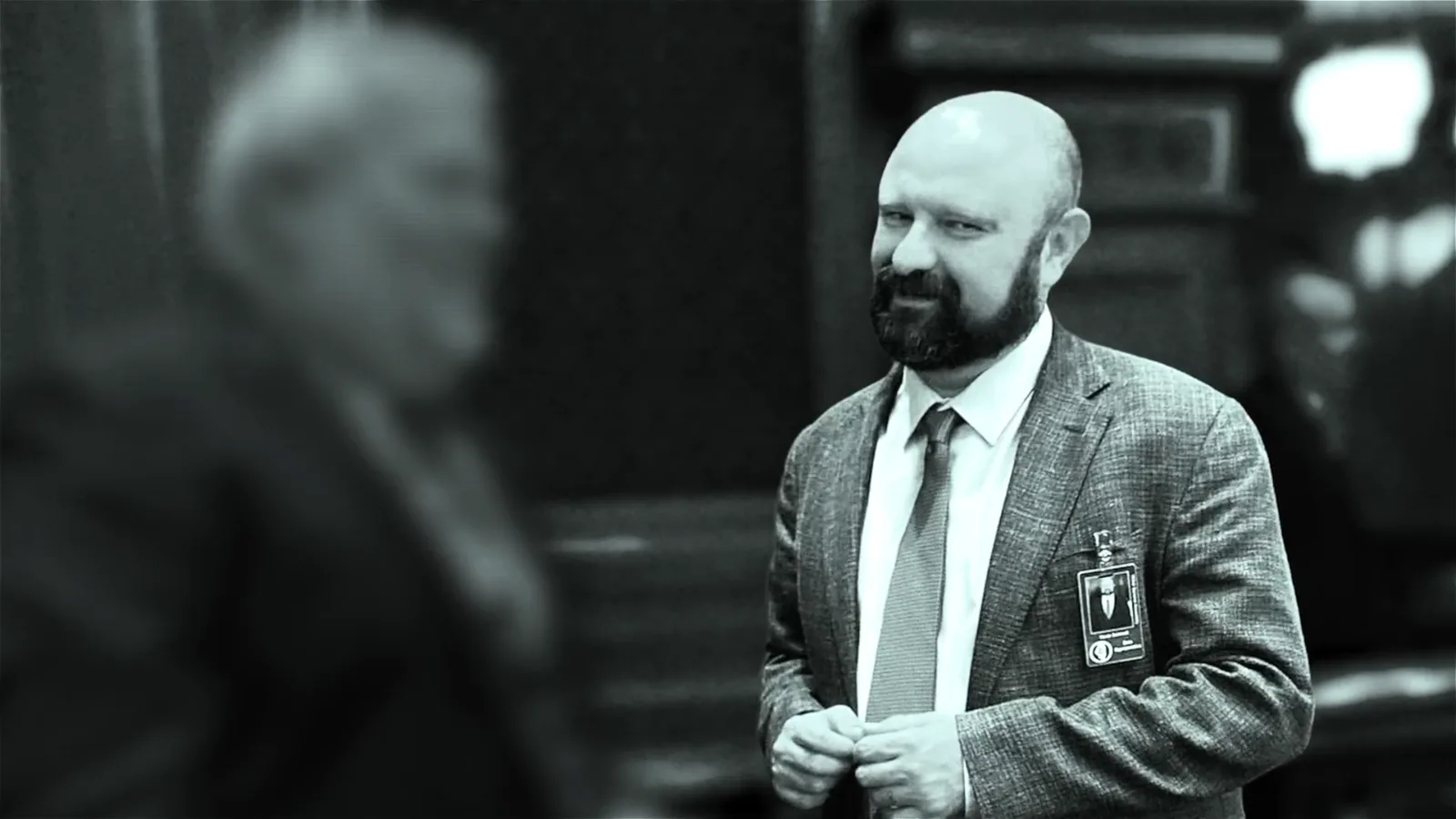 Kevin Schmidt in the House chamber